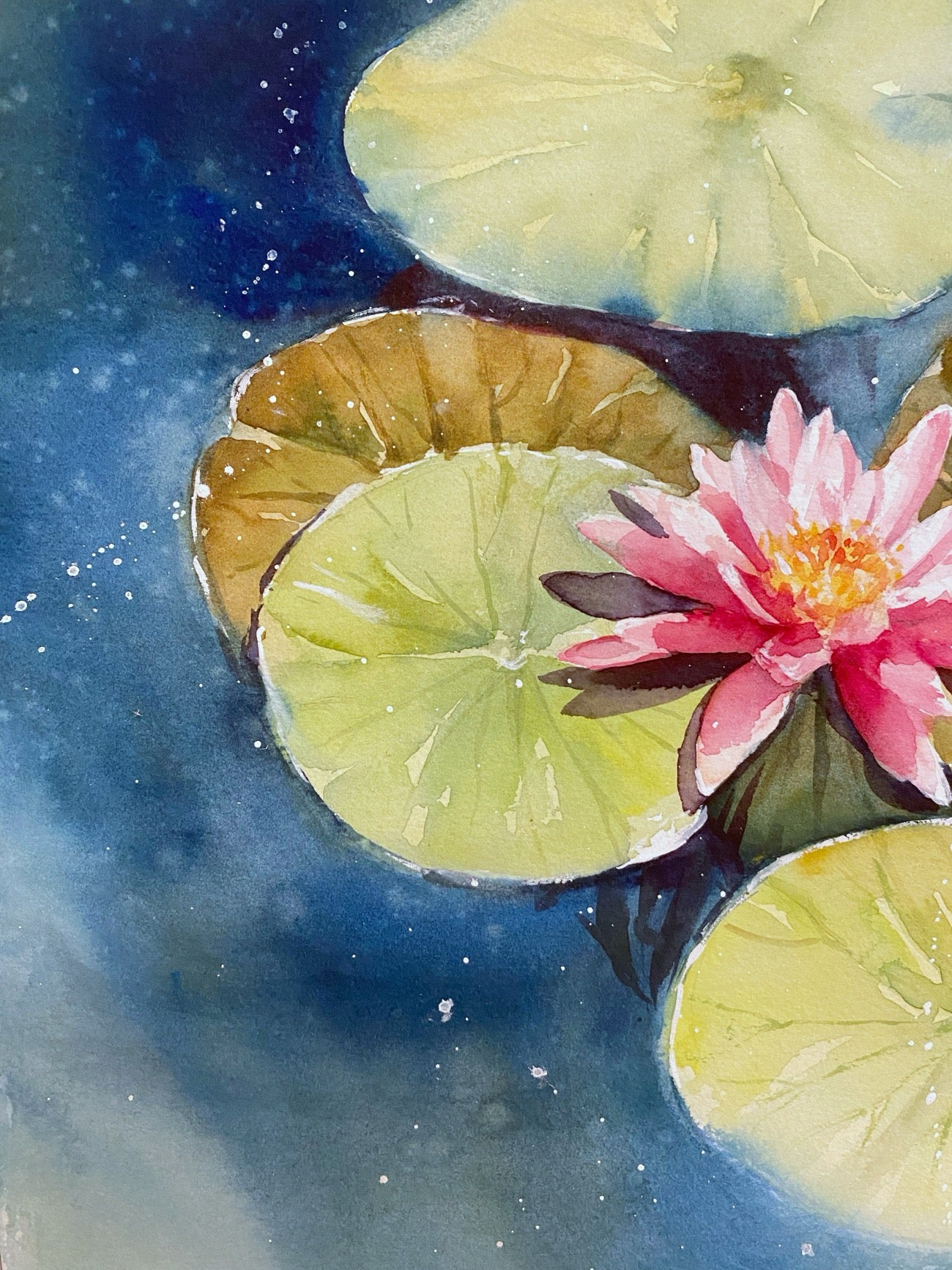 Above the Surface Original Painting | 30×40 cm