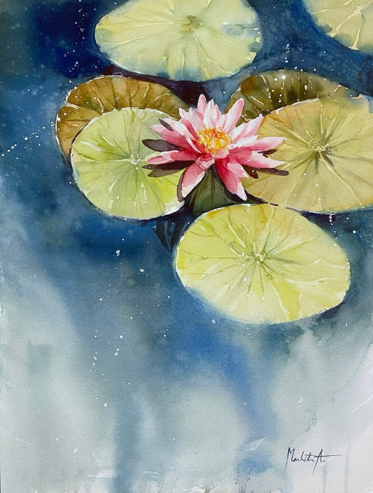 Above the Surface Original Painting | 30×40 cm