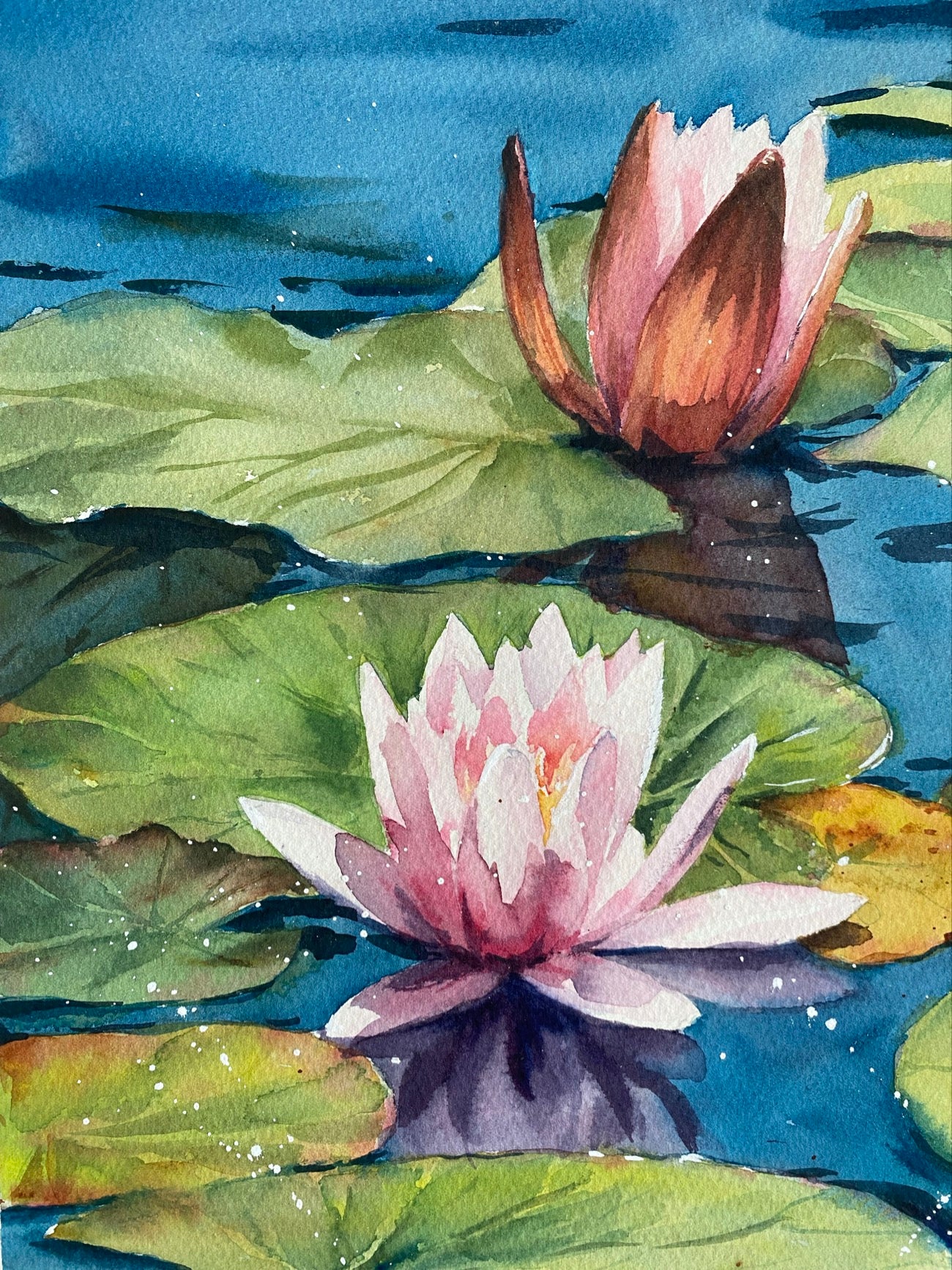 Among the Ripples Original Painting | 31×41 cm