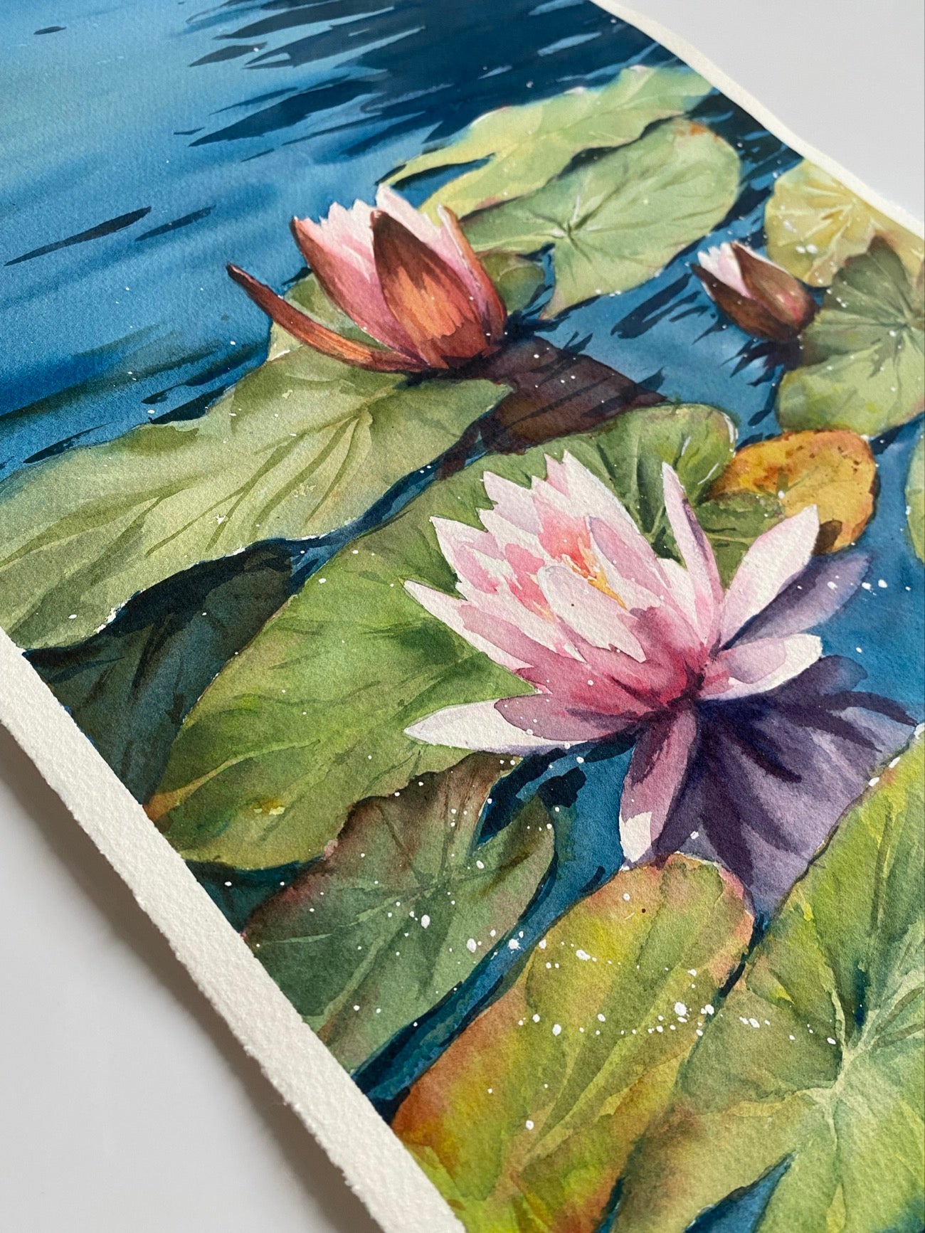 Among the Ripples Original Painting | 31×41 cm